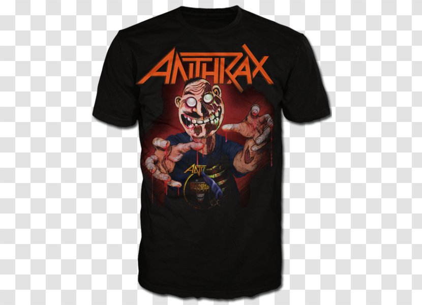 T-shirt Anthrax For All Kings Among The Living Sock - Cartoon Transparent PNG