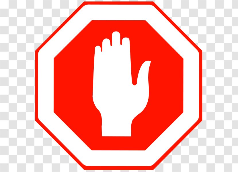 Stop Sign Clip Art - Area - Signage Transparent PNG