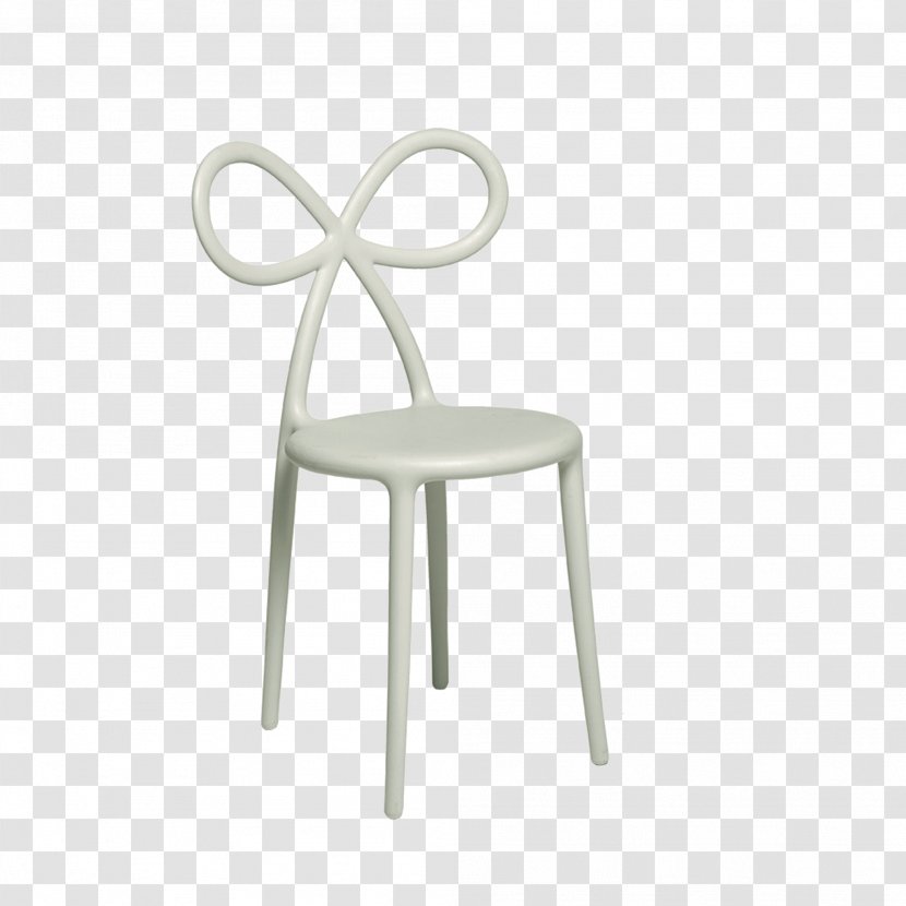 Qeeboo - Ribbon Chair Black - ChairBlack Furniture Polypropylene Stacking Rabbit ChairChair Transparent PNG