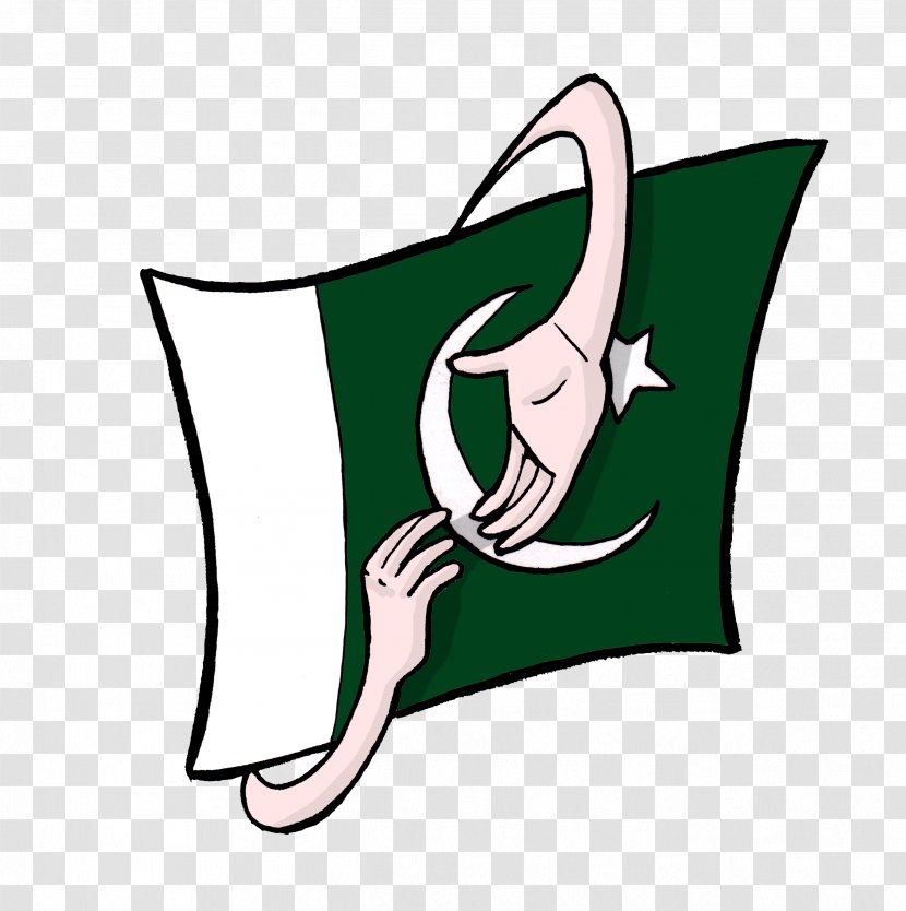 Flag Cartoon - Green - Logo Transparent PNG
