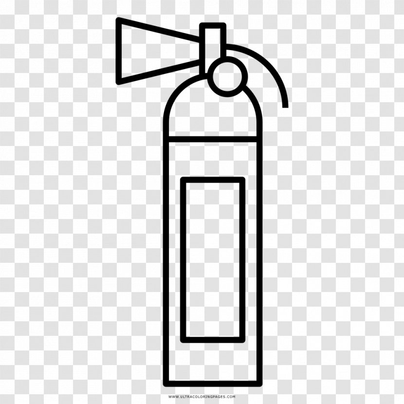 Fire Extinguishers Drawing Coloring Book Geometric Shape Conflagration - Black And White - DINOSAURO Transparent PNG
