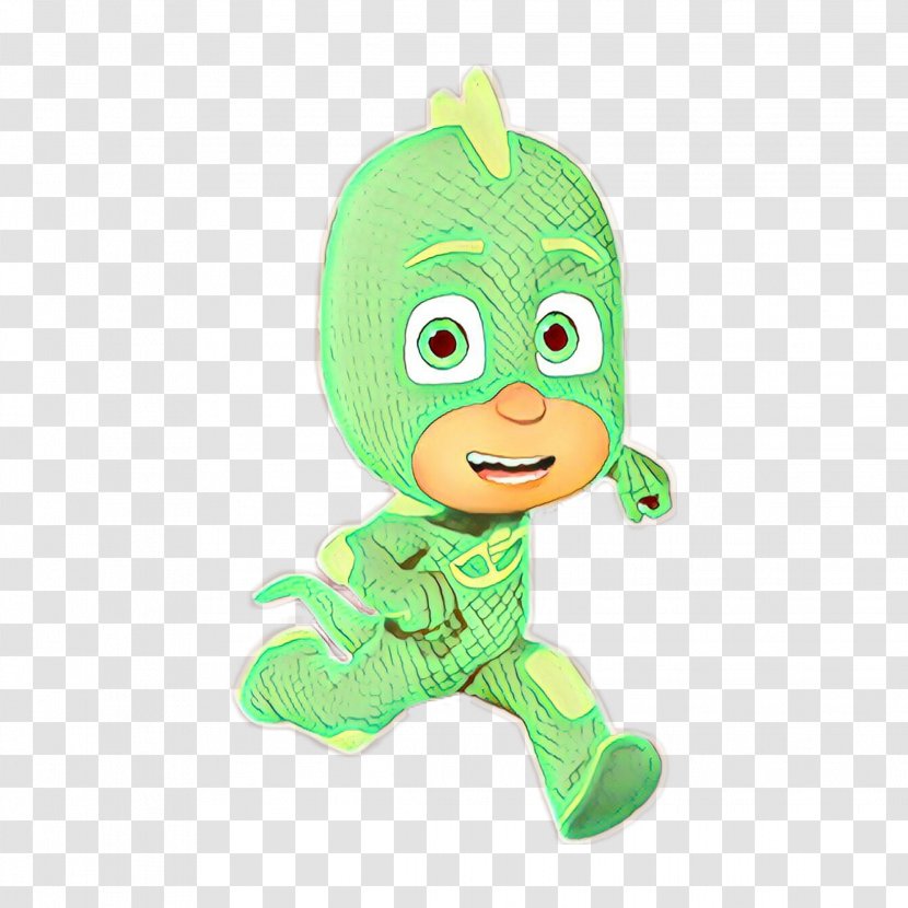 Green Cartoon Toy Stuffed Fictional Character - Plush Animation Transparent PNG