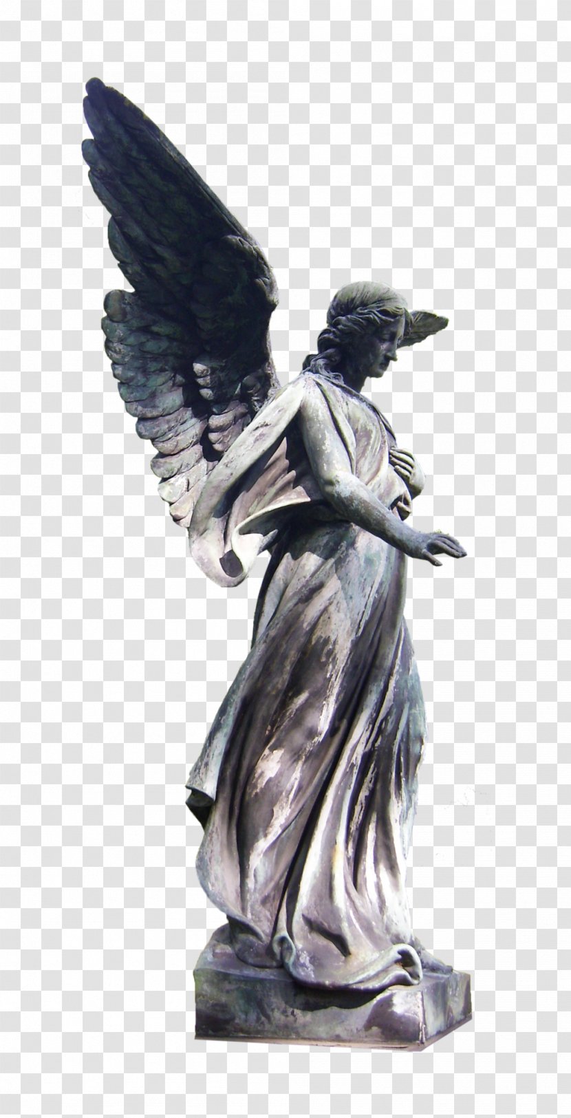 Angel Statue Classical Sculpture Figurine Transparent PNG