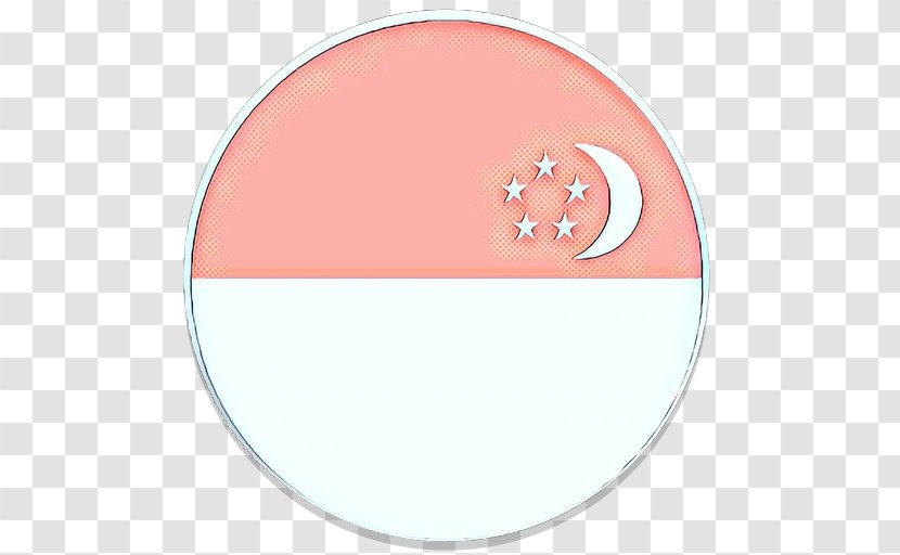 Cherry Blossom Cartoon - Orange - Smile Plate Transparent PNG