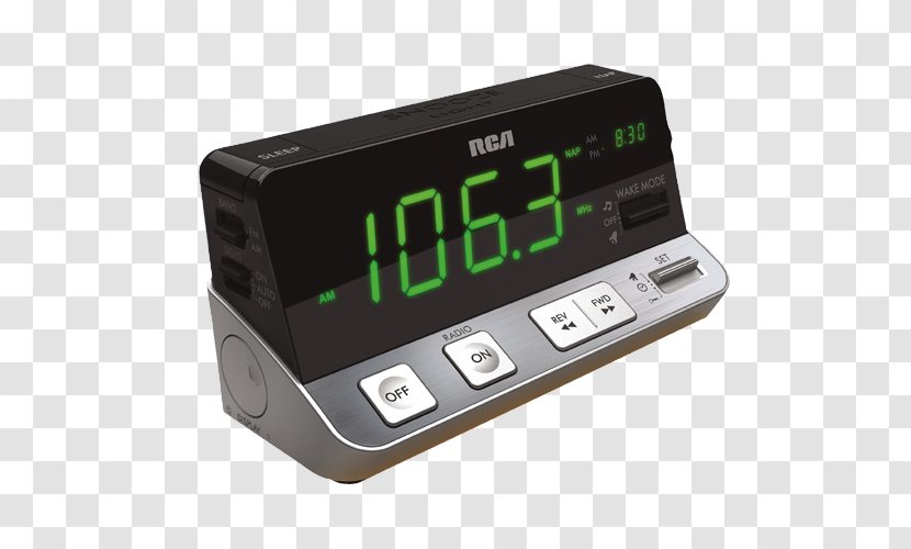 Radio Clock Electronics RCA - Electronic Device - Voice Command Transparent PNG
