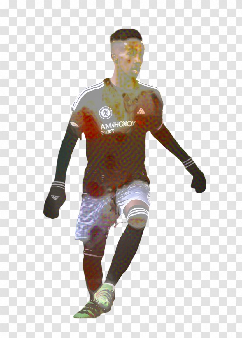 Shoulder T-shirt Uniform Sportswear Outerwear - Footgolf - Football Player Transparent PNG