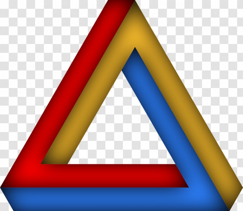 Penrose Triangle Geometry Equilateral - Polygon Transparent PNG