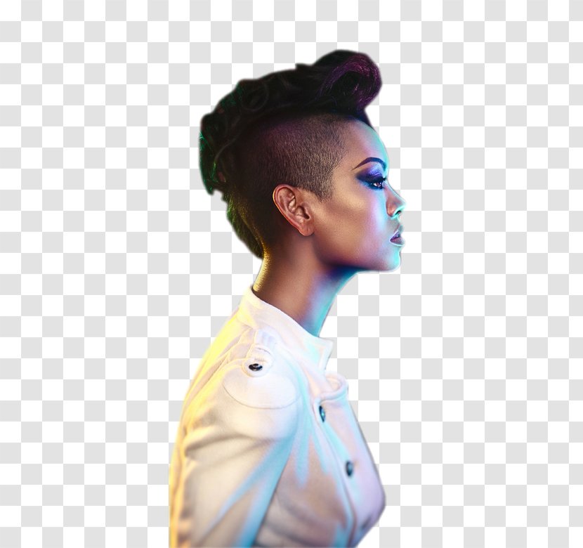 Afro Hairstyle Woman Pixie Cut - Frame Transparent PNG