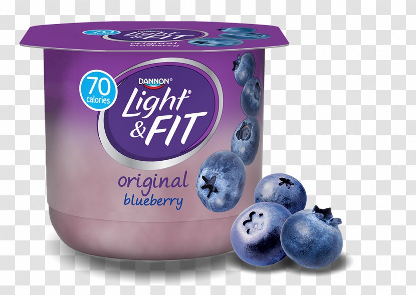 Ice Cream Greek Cuisine Activia Yoghurt Danone - Blueberry Smoothie Transparent PNG