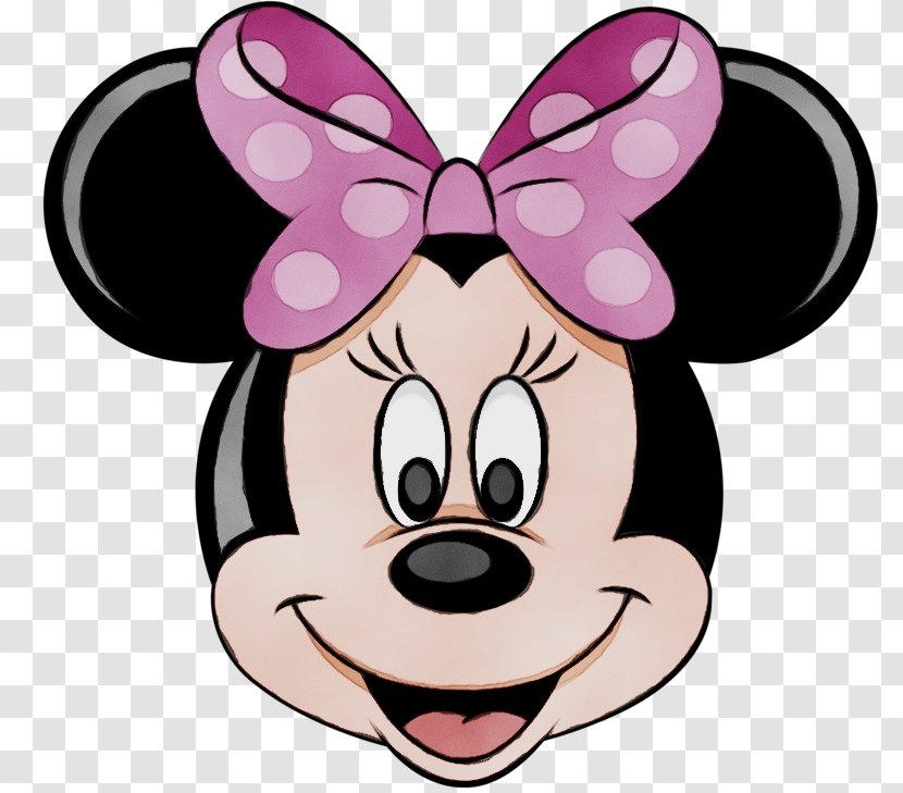 Minnie Mouse Mickey Clip Art Image - Pink - Email Transparent PNG