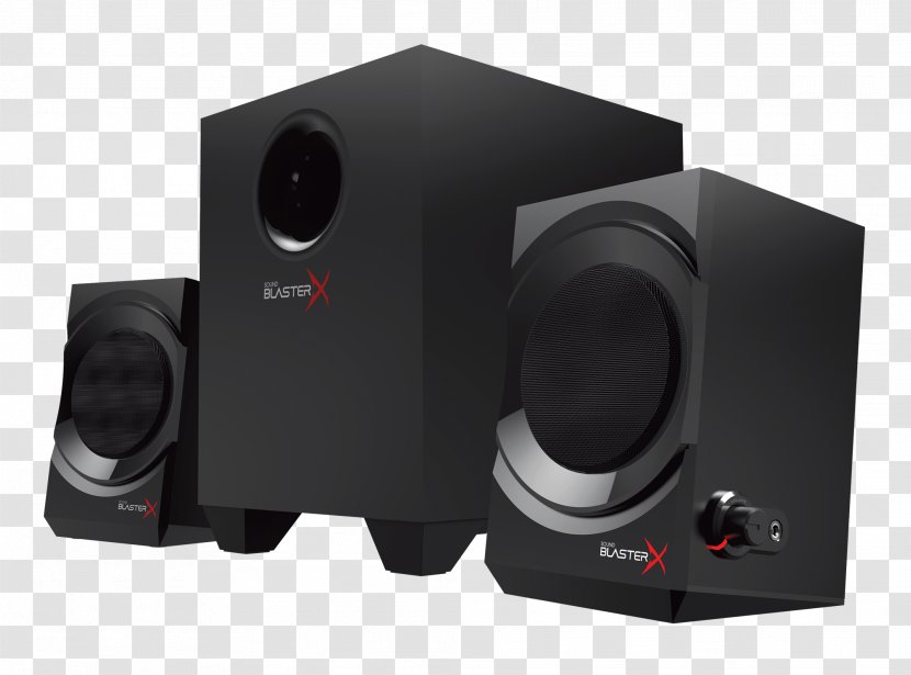 Creative Sound BlasterX Kratos S3 Labs Computer Speakers S5 - Box Transparent PNG