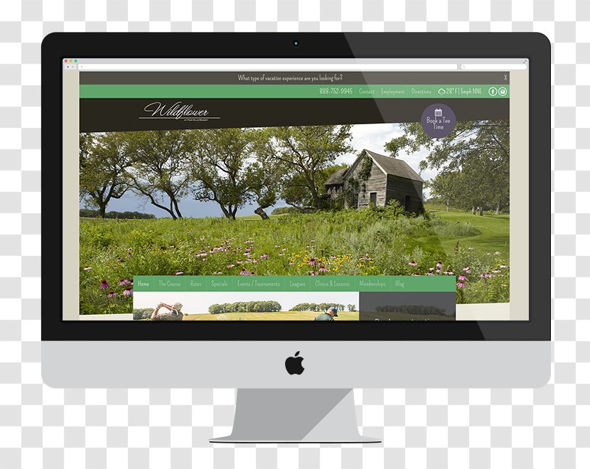 Multimedia Display Advertising Computer Monitors - Media - Golf Course Designer Transparent PNG