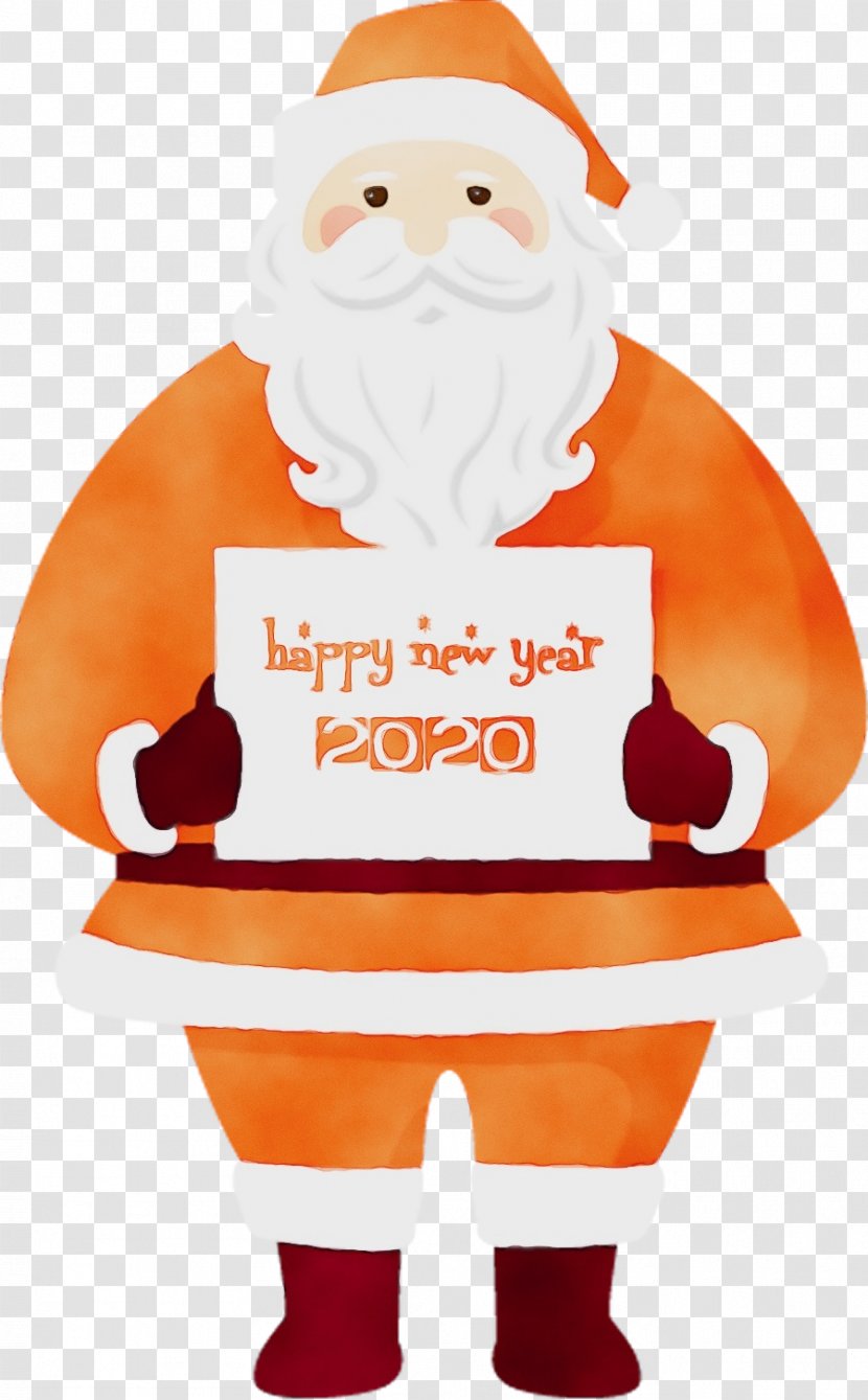 Santa Claus - Orange Transparent PNG