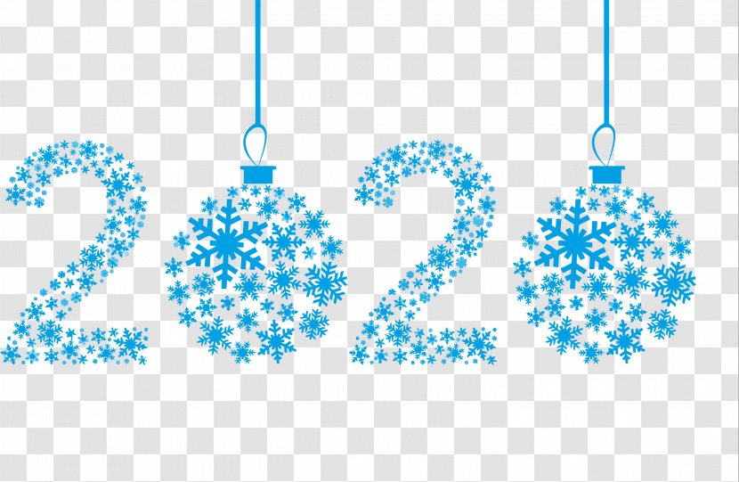 Happy New Year 2020 - Christmas Ornament Interior Design Transparent PNG