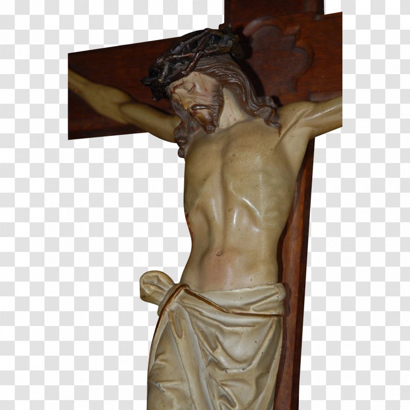 Bronze Sculpture Statue Classical Stone Carving - Crucifixion Transparent PNG