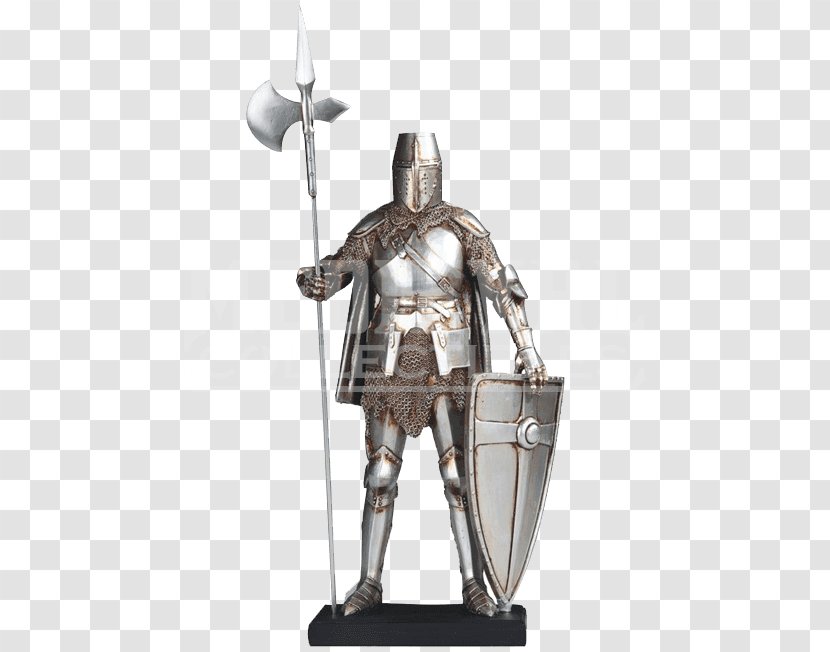 Knight Middle Ages Armour Battle Axe Sculpture - Breastplate - Halberd Transparent PNG