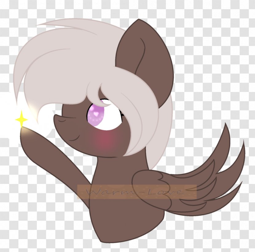 Carnivores Horse Cartoon Mammal Illustration - Heart - Twinkling Star Transparent PNG