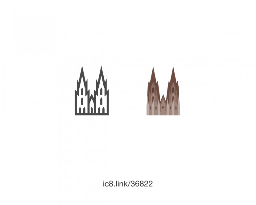 Cologne Cathedral Font - Text Transparent PNG