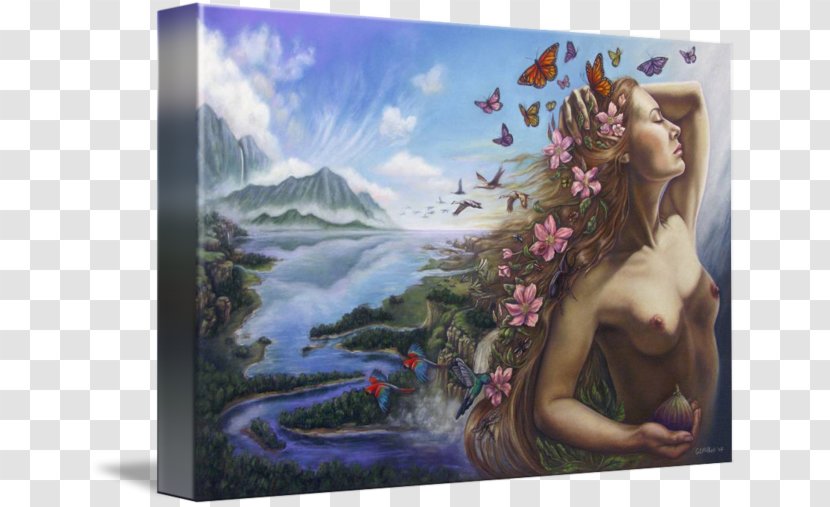 Painting Picture Frames Gallery Wrap Art Canvas - Photography - Fantasy Watercolor Transparent PNG