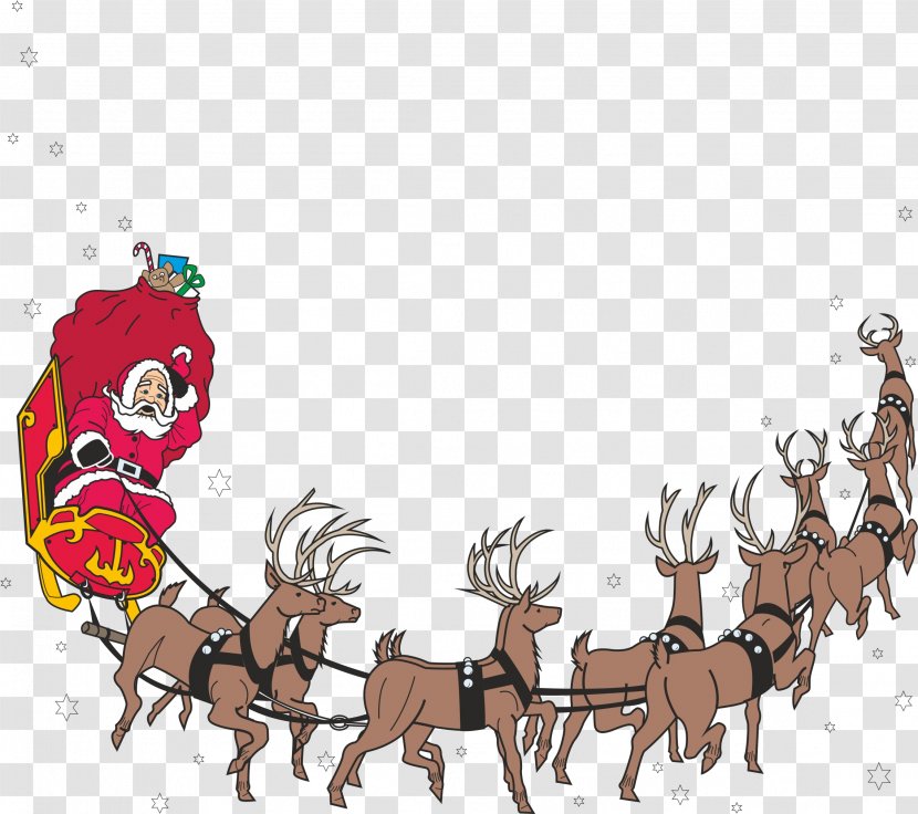 Santa Claus Christmas Do-Re-Mi Childrens Chorus Clip Art - Cartoon - Animation Transparent PNG