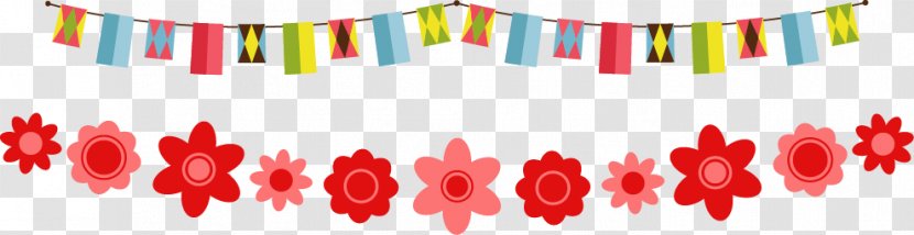 Ribbon Computer File - Red - Color Decorative Hanging Flag Pictures Transparent PNG