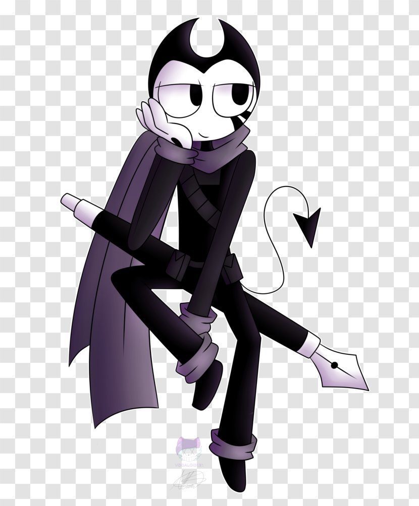 Bendy And The Ink Machine Sketch Demon Drawing - Supervillain Transparent PNG