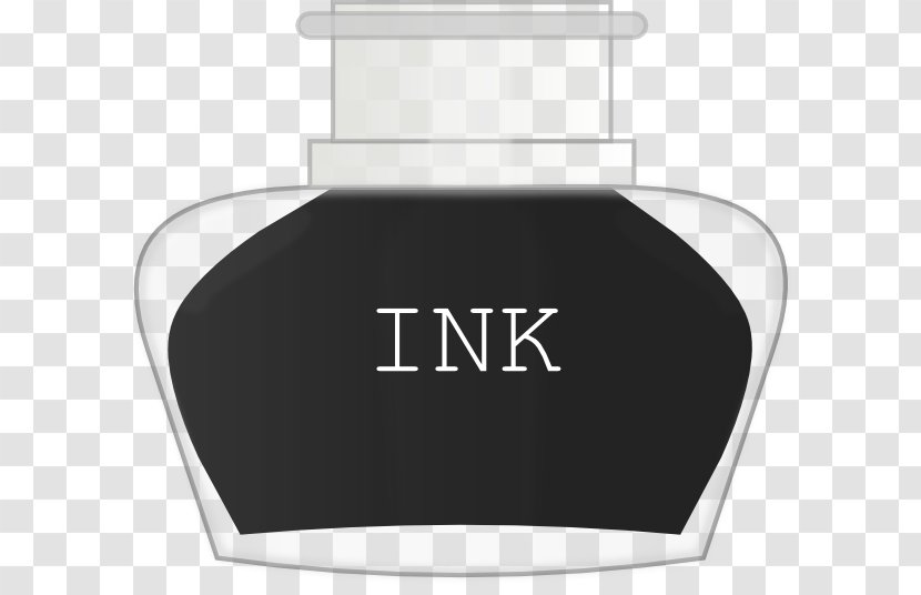 Ink Quill Bottle Pen Clip Art - Glass Transparent PNG