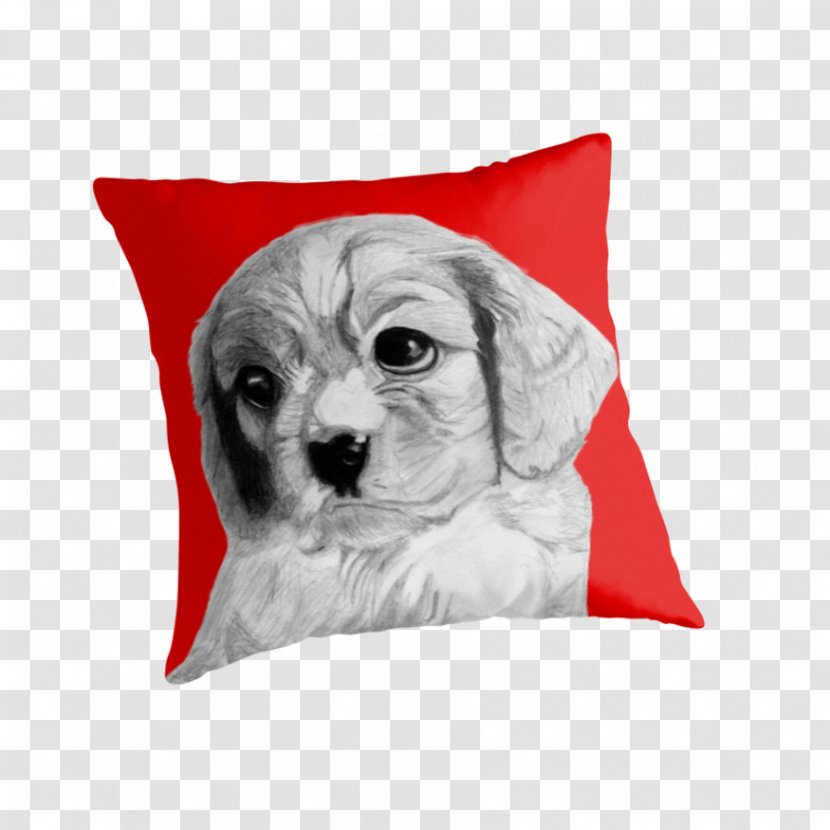 Dog Breed Puppy Companion Pillow - Throw - Cavalier King Charles Spaniel Transparent PNG