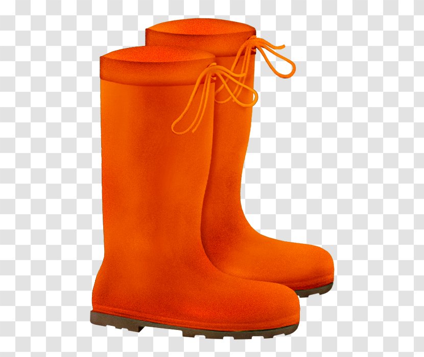 Orange Boot Shoe Image - Belt Transparent PNG
