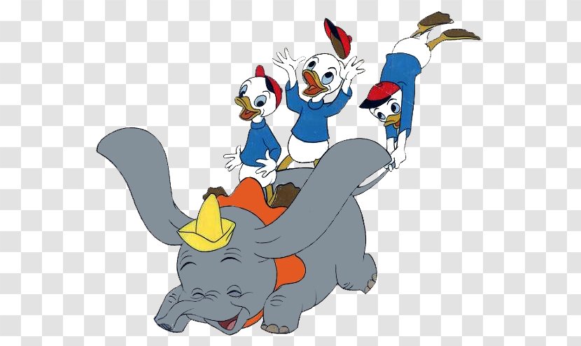 Mickey Mouse Huey, Dewey And Louie Minnie Daisy Duck Clip Art - Huey - Dumbo Cliparts Transparent PNG