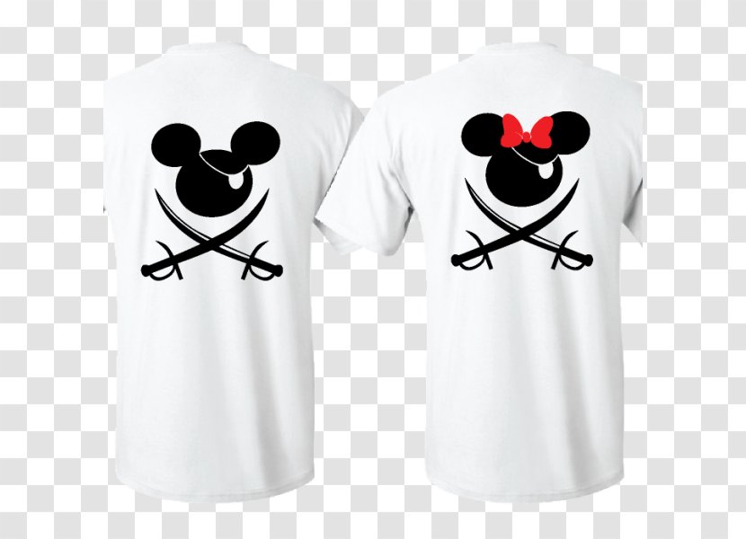 T-shirt Mickey Mouse Minnie Hoodie - Text Transparent PNG
