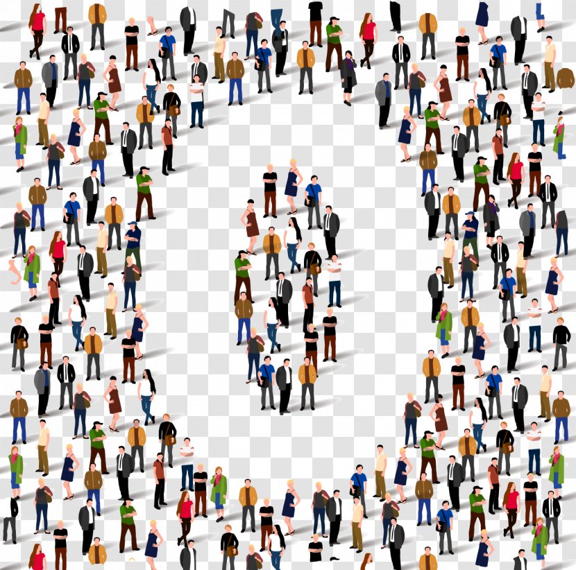 Social Group People Illustration - Crowd - Creative Digital 0 Transparent PNG