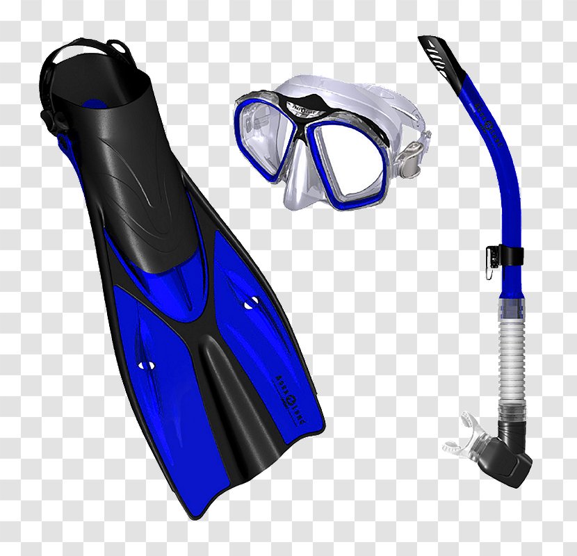 Diving & Snorkeling Masks Aqua-Lung Scuba Set Swimming Fins - Life Jackets - Snorkel Transparent PNG