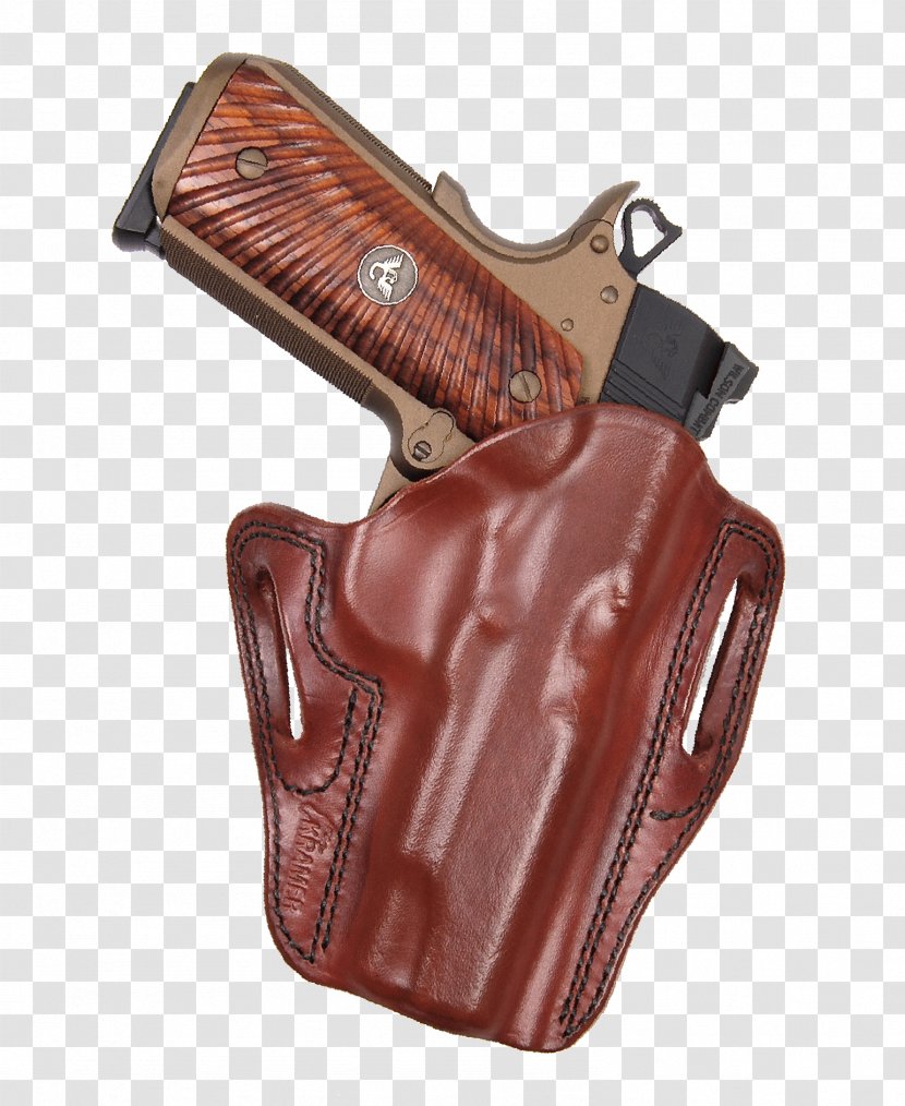 Gun Holsters Firearm Weapon Concealed Carry Handgun - Leather Transparent PNG
