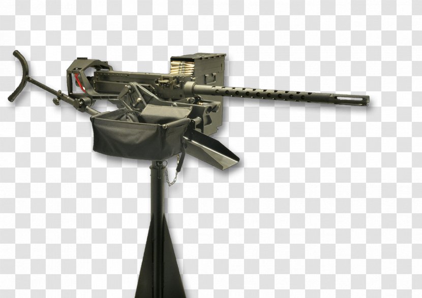 Firearm Weapon M2 Browning FN Herstal .50 BMG - Machine Gun Transparent PNG