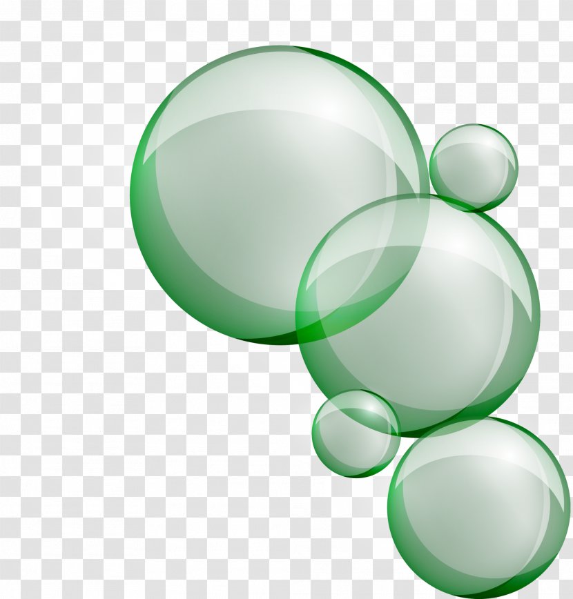 Green - Sphere - Fresh Bubbles Transparent PNG
