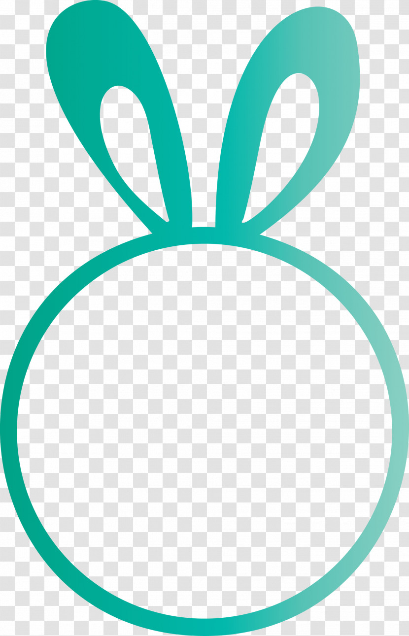 Easter Bunny Frame Transparent PNG