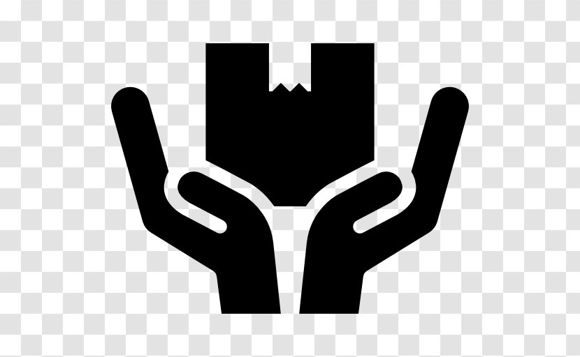 Black And White Logo Finger - Thumb Transparent PNG