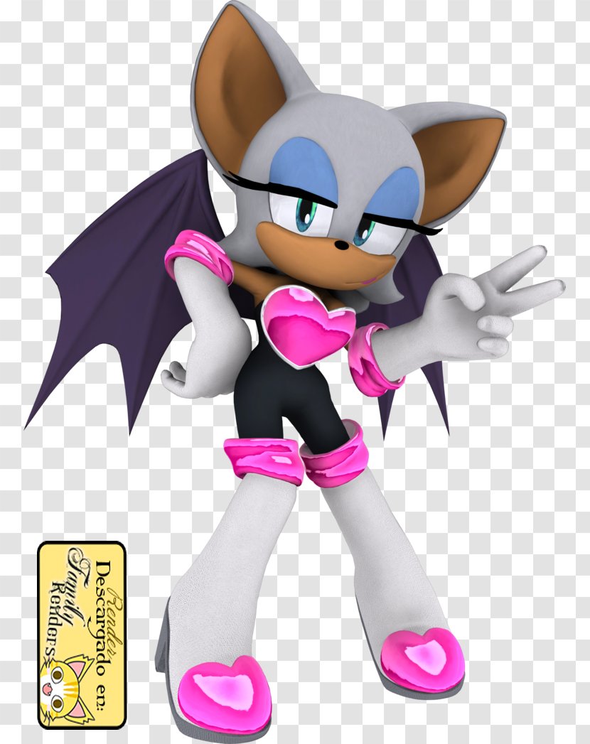 Rouge The Bat Sonic Heroes Knuckles Echidna Riders Adventure 2 - Hedgehog Transparent PNG