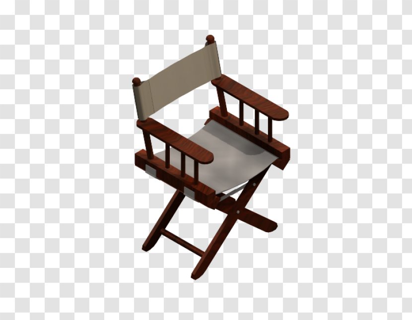 Folding Chair Wood Garden Furniture - Metal - Director Transparent PNG