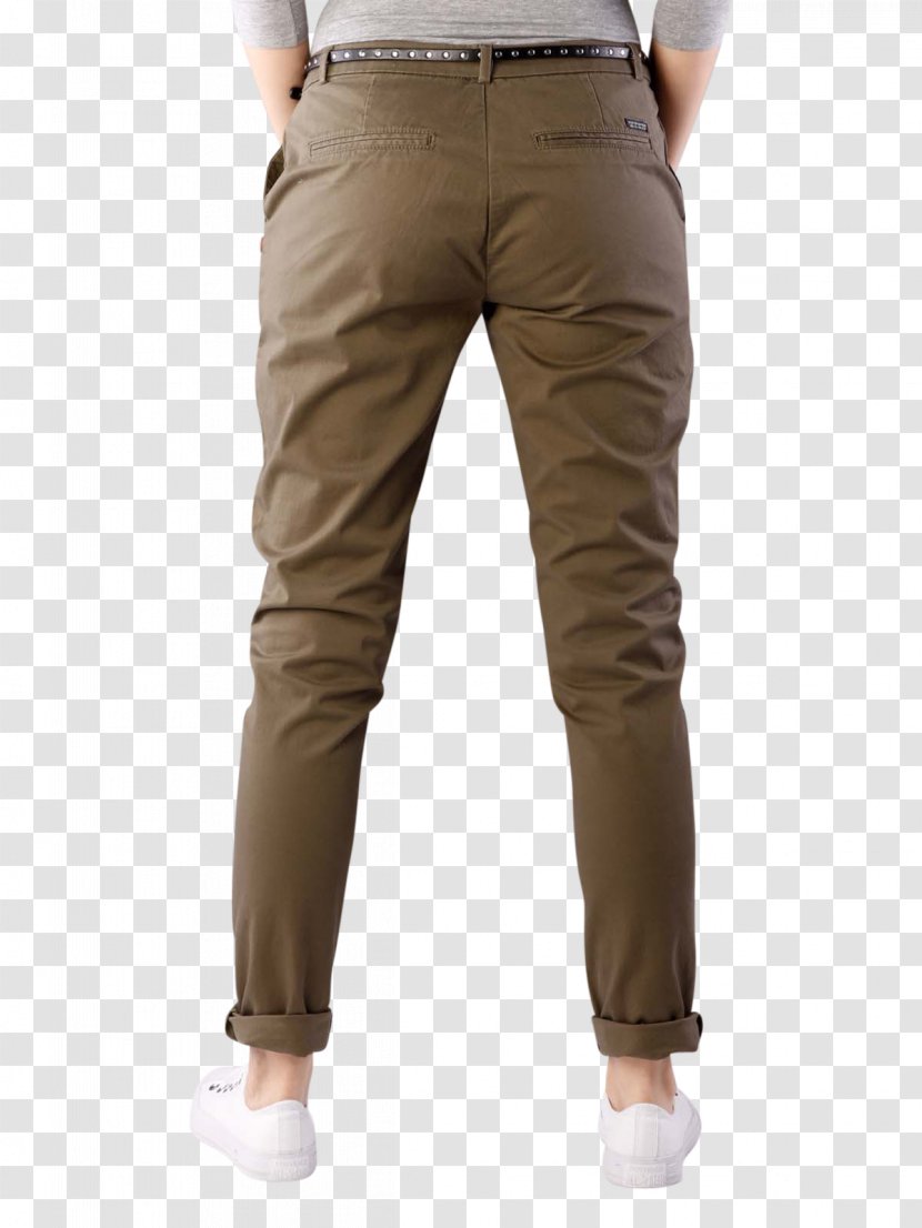 Jeans Slim-fit Pants Chino Cloth Khaki - Pepe Transparent PNG