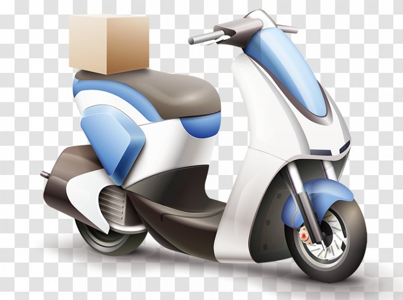 Scooter Icon - Mode Of Transport - Motorcycle Transparent PNG