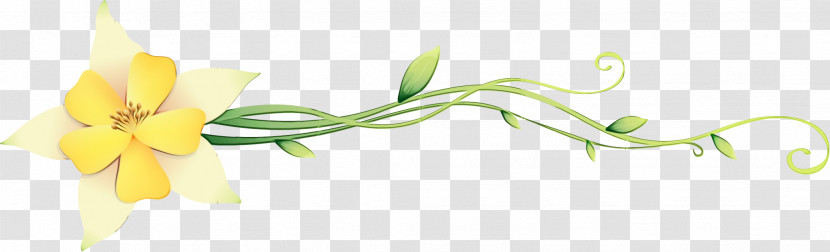 Green Flower Plant Leaf Plant Stem Transparent PNG