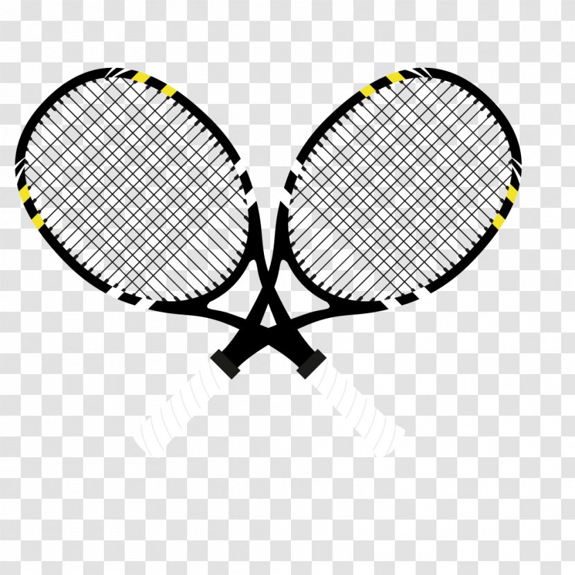 Tennis Racket Rakieta Tenisowa Euclidean Vector - Point Transparent PNG