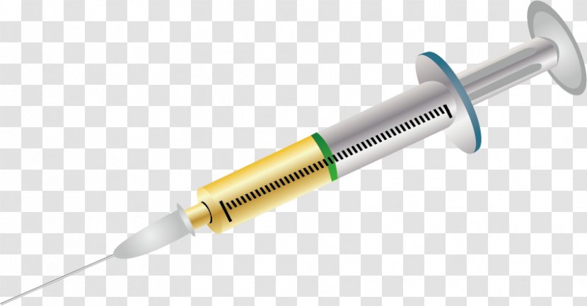 Injection Medical Device Syringe Influenza Vaccine - Hypodermic Needle Transparent PNG