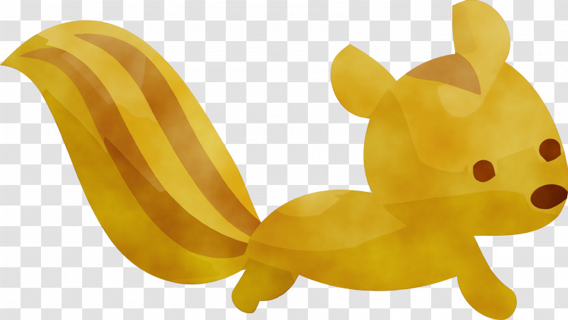 Yellow Animal Figure Banana Plant Vegetarian Food Transparent PNG