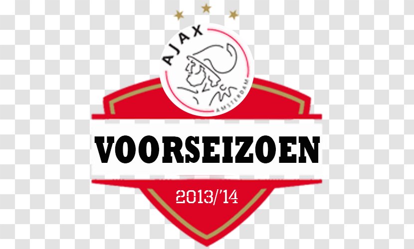 AFC Ajax Flag White Logo Red Transparent PNG