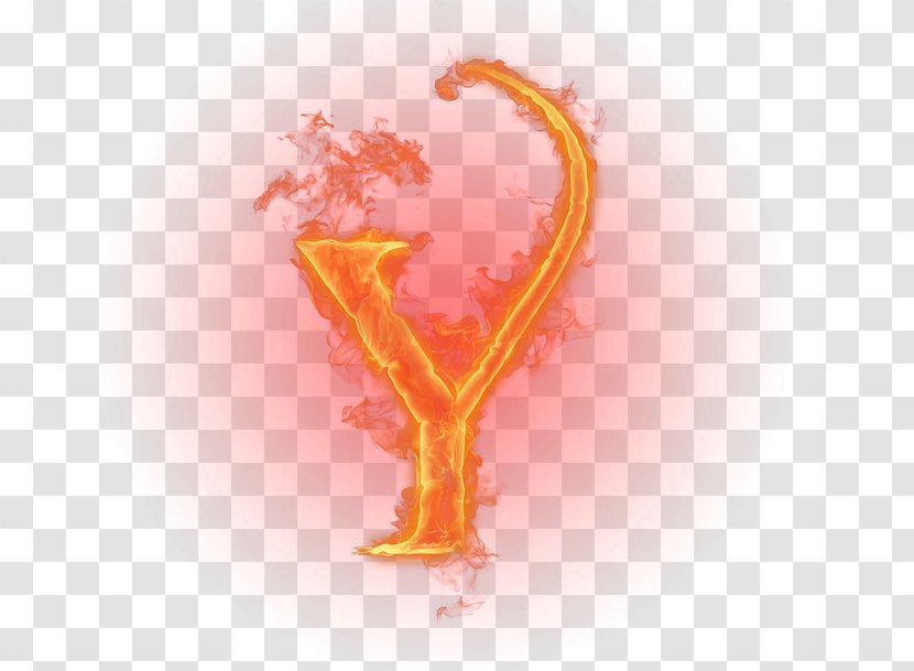 English Alphabet Letter Y Fire - Burning Transparent PNG