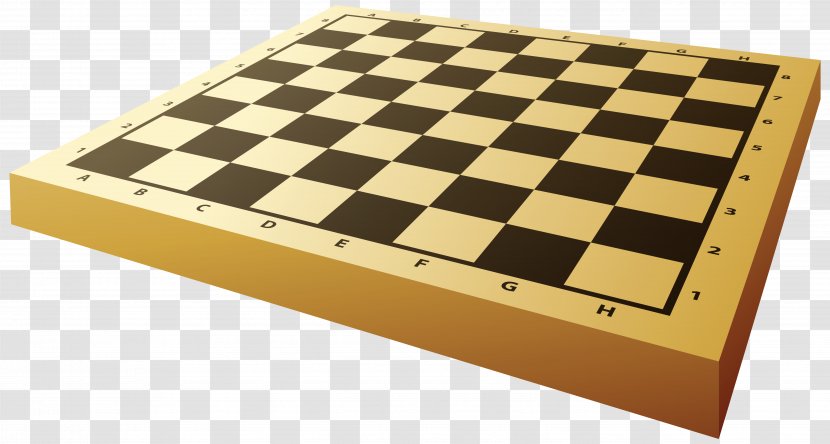 Chess Checkerboard Tile Black And White - Wooden Board Transparent PNG