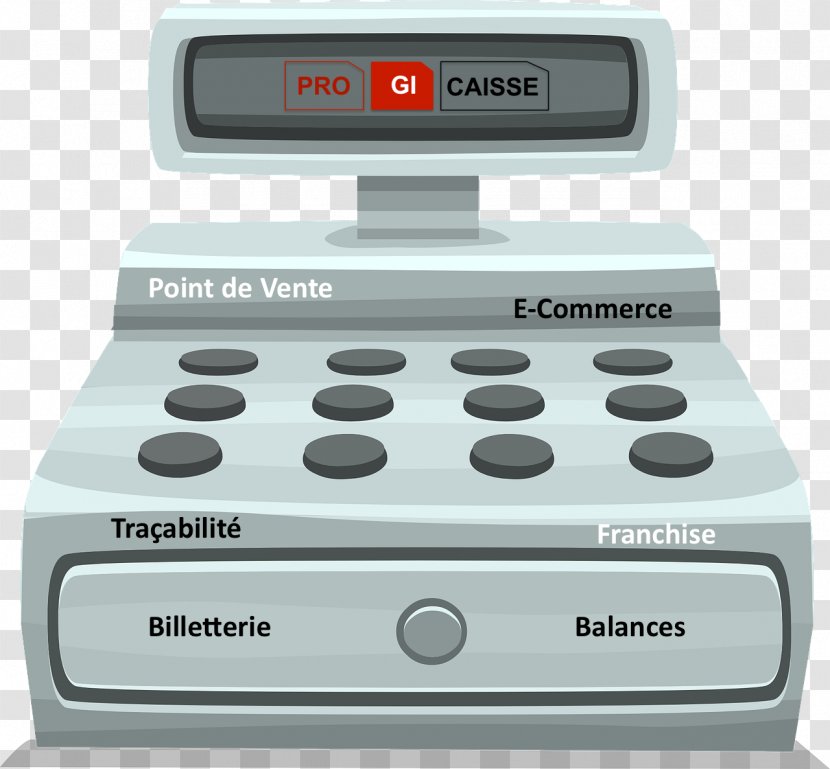 Clip Art Cash Register Openclipart Money - Technology - Nf Transparent PNG